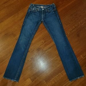 TWO Items: True Religion Billy Big T and Johnny Super T Denim Jeans Sz 27